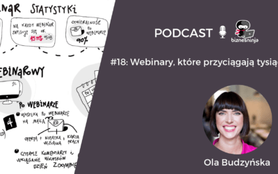 Webinary, które przyciągają tysiące – Wywiad z&nbsp;Olą Budzyńską